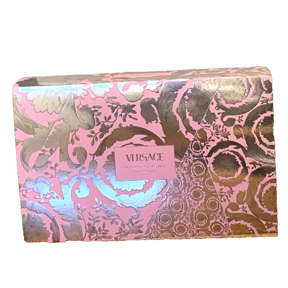 Versace Bright Crystal Set EMPTY BOX and Sleeve NO PRODUCTS INCLUDED 3 Pieces